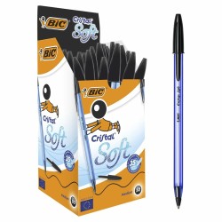 Penna Bic Cristal Soft 1-2 mm 50 Pezzi