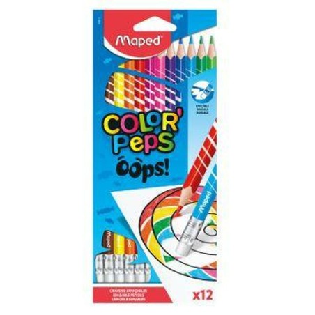 Matite colorate Maped Color' Peps Multicolore 12 Pezzi (12 Unità)