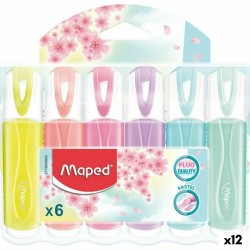 Set di Evidenziatori Maped Multicolore 6 Pezzi (12 Unità)