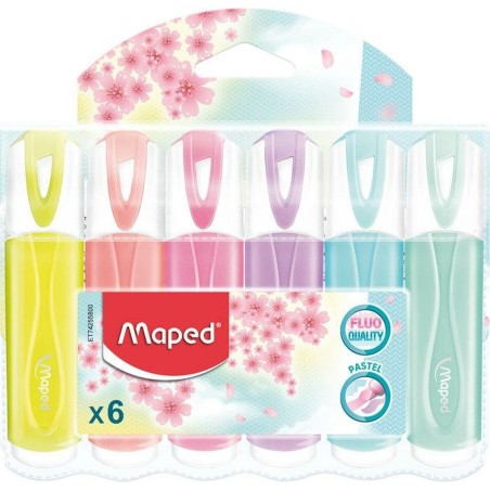 Set di Evidenziatori Maped Multicolore 6 Pezzi (12 Unità)