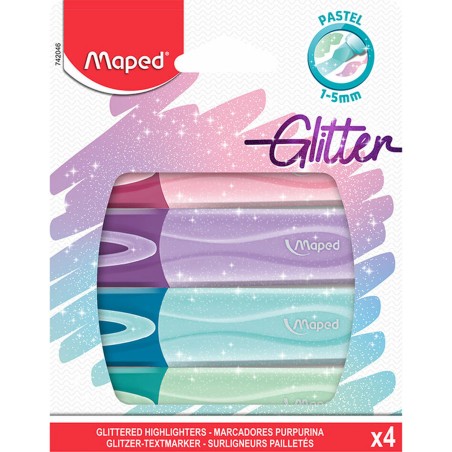 Set di Evidenziatori Maped 4 Pezzi Multicolore (15 Unità)