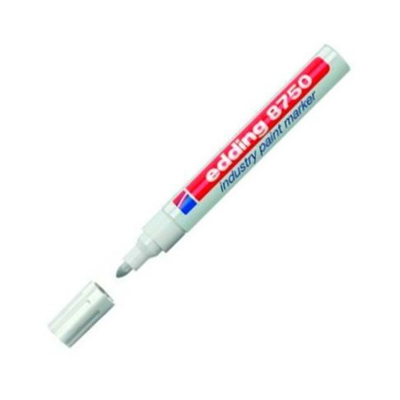 Marcatore permanente Edding 8750 Bianco 10 Pezzi (10 Unità)