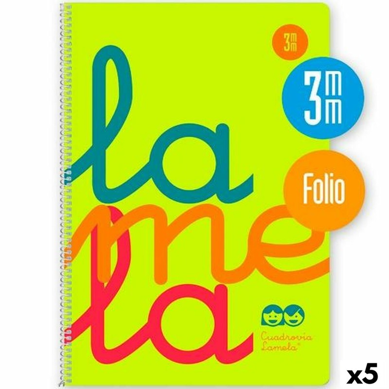 Quaderno Lamela Giallo Din A4 80 Pagine (5 Unità) Quaderno Lamela Giallo Din A4 80 Pagine (5 Unità)