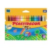 Colori a Cera Plastidecor Multicolore (12 Unità)