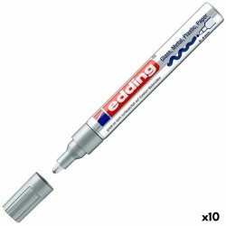Marcatore permanente Edding 750 Argentato 10 Unità 2-4 mm (10 Unità)