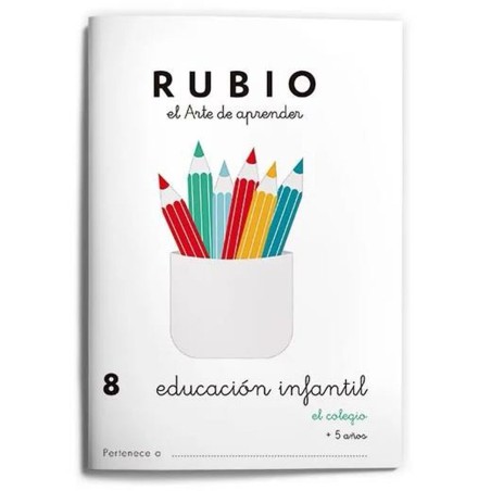 Quaderno di educazione della prima infanzia Rubio Nº8 A5 Spagnolo (10 Unità)