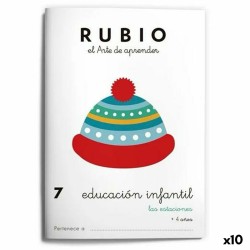 Quaderno di educazione della prima infanzia Rubio Nº7 A5 Spagnolo (10 Unità)