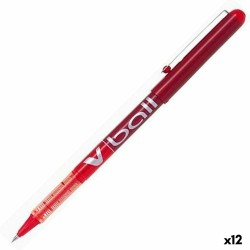 Penna Roller Pilot V Ball Rosso 0,5 mm (12 Unità)