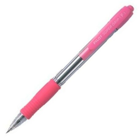Penna Pilot Supergrip Rosa 0,4 mm (12 Unità)