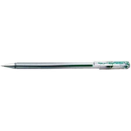 Penna Pentel Superb Bk77 Verde 12 Pezzi