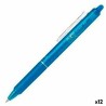 Penna Pilot Frixion Clicker Inchiostro cancellabile Azzurro 0,4 mm 12 Unità