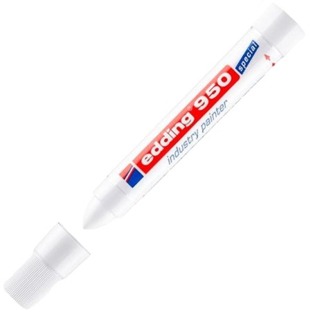 Marcatore permanente Edding 950 Bianco 10 Pezzi (10 Unità)