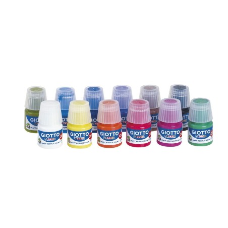 Tempere Giotto Decor Multicolore 12 Pezzi 25 ml (12 Unità)