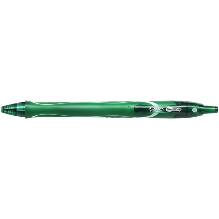 Penna gel Bic Gel-Ocity Quick Dry Verde 0,3 mm (12 Unità)