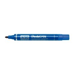 Marcatore permanente Pentel N50-BE Azzurro 12 Pezzi