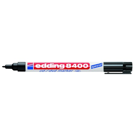 Marcatore permanente Edding e-8400 Nero (10 Unità)
