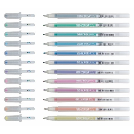 Set di Penne Talens Sakura Stardust Glitter 12 Pezzi