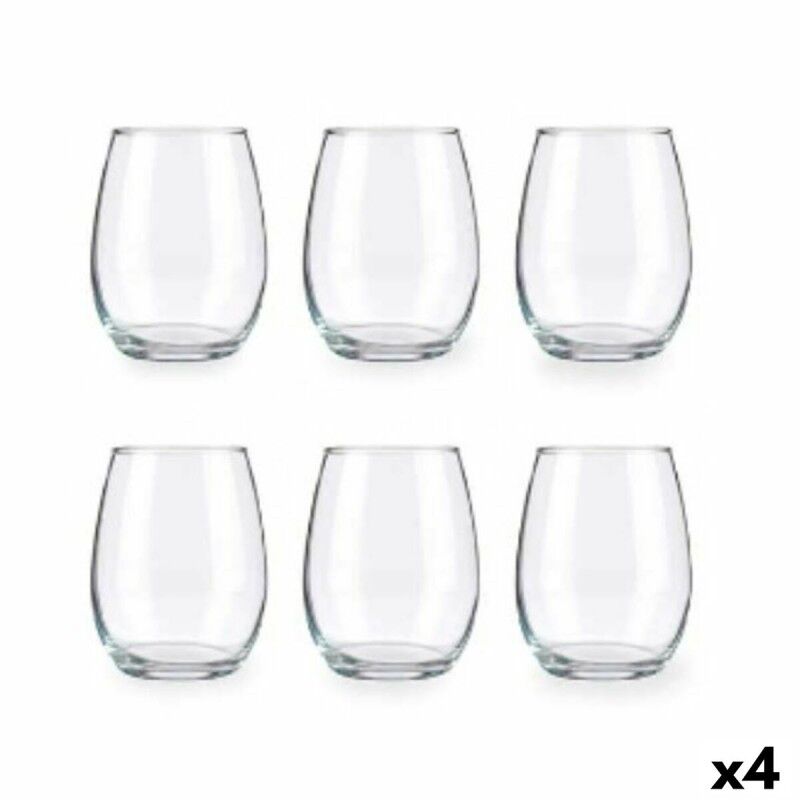 Set di Bicchieri Pasabahce Amber Trasparente Vetro 350 ml (4 Unità) Set di Bicchieri Pasabahce Amber Trasparente Vetro 350 ml (4 Unità)