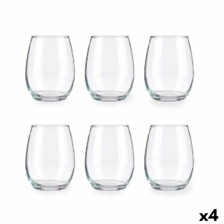 Set di Bicchieri Pasabahce Amber Trasparente Vetro 350 ml (4 Unità)