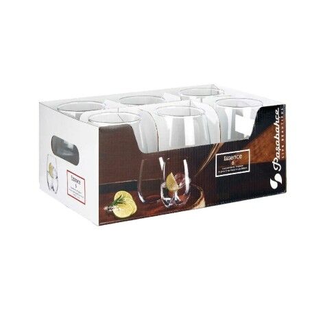 Set di Bicchieri Pasabahce Amber Trasparente Vetro 350 ml (4 Unità)
