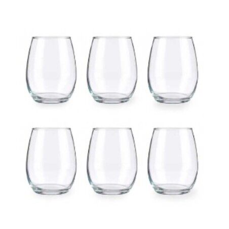 Set di Bicchieri Pasabahce Amber Trasparente Vetro 350 ml (4 Unità)