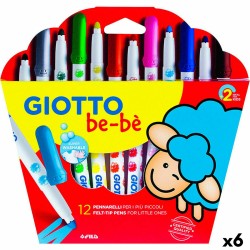 Set di Pennarelli Giotto BE-BÉ Multicolore (6 Unità)