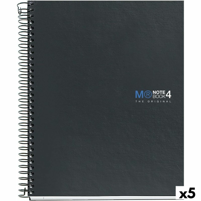 Quaderno Miquelrius The Original Grafite A5 160 fogli (5 Unità) Quaderno Miquelrius The Original Grafite A5 160 fogli (5 Unità)