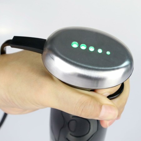 Frullatore a Immersione Multifunzione con Accessori Grunkel Nero Argentato 800 W