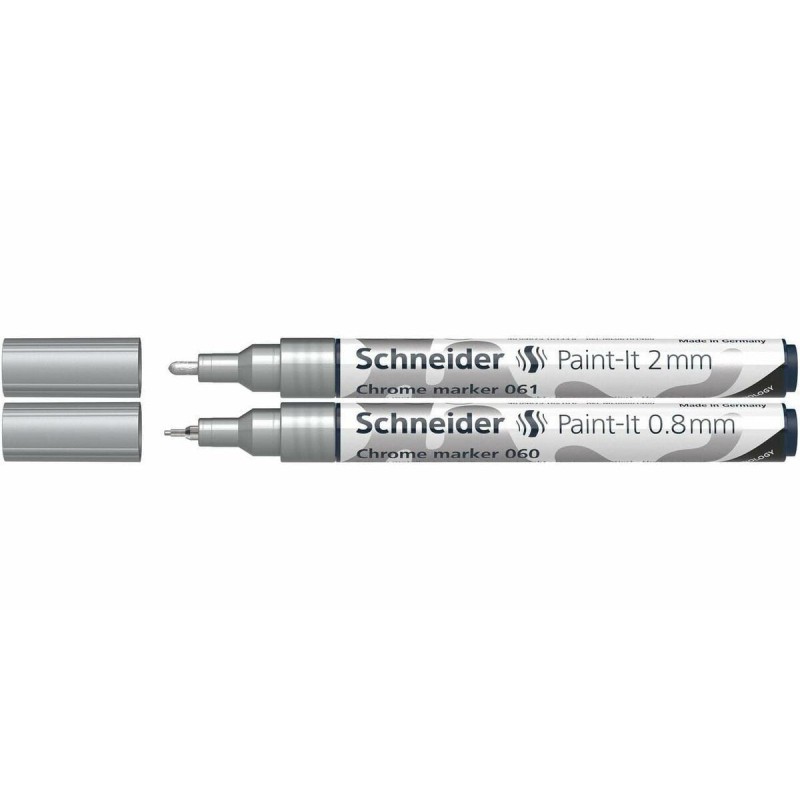 Set di Pennarelli Schneider PAINT-IT 2 CHROME in metallo (2 Unità)