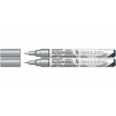Set di Pennarelli Schneider PAINT-IT 2 CHROME in metallo (2 Unità)