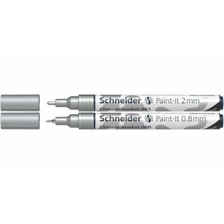 Set di Pennarelli Schneider PAINT-IT 2 CHROME in metallo (2 Unità)
