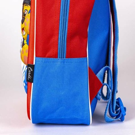 Zaino Scuola The Paw Patrol Rosso 25 x 31 x 10 cm