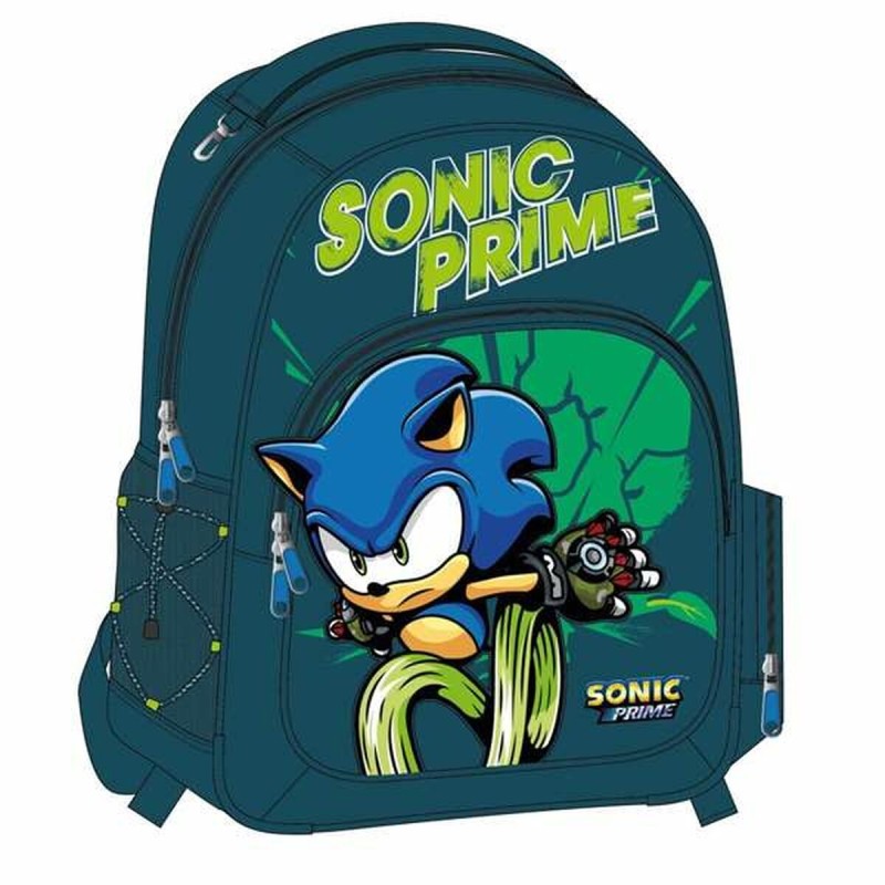 Zaino Scuola Sonic Blu scuro 32 x 15 x 42 cm Zaino Scuola Sonic Blu scuro 32 x 15 x 42 cm