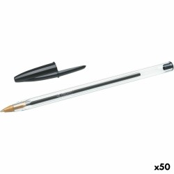 Penna Bic Cristal Nero Originale (50 Unità)