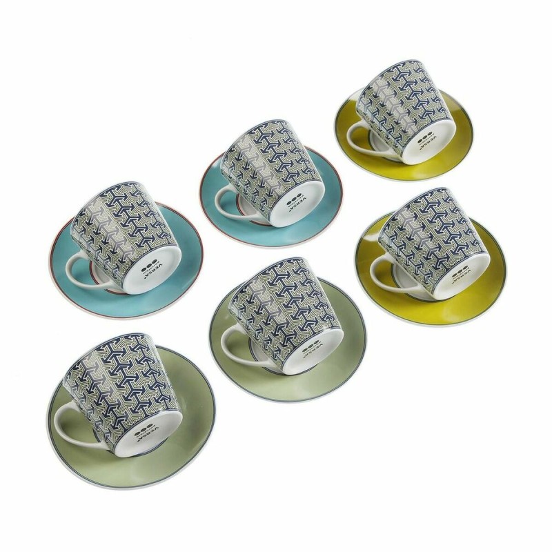 Set di Tazze e Piatti Versa Leia Porcellana 9 x 14 x 14 cm 10,5 x 8 x 6 cm 14 x 14 x 2 cm (12 pcs) Set di Tazze e Piatti Versa Leia Porcellana 9 x 14 x 14 cm 10,5 x 8 x 6 cm 14 x 14 x 2 cm (12 pcs)