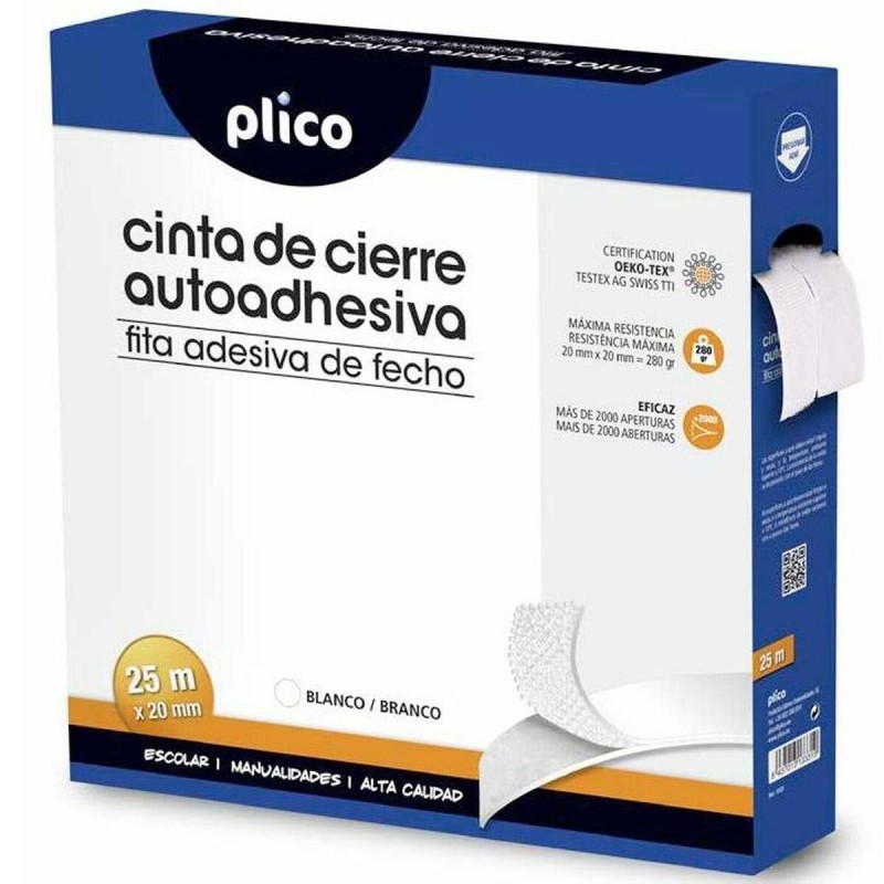 Nastro Adesivo PLICO Bianco 20 mm x 25 m Nastro Adesivo PLICO Bianco 20 mm x 25 m