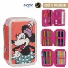 Plumier Triplo Minnie Mouse Multicolore