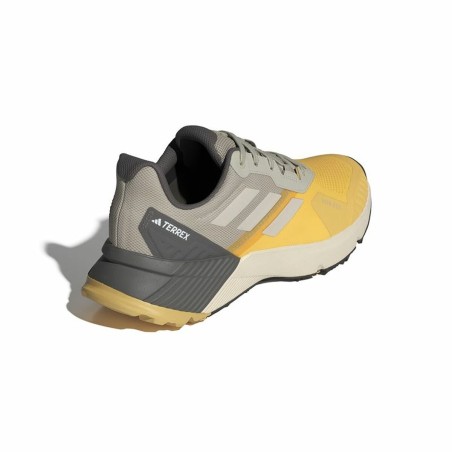 Scarpe da Running per Adulti Adidas Terrex Soulstride Rain.Rdy Giallo Grigio