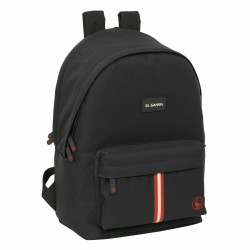 Zaino Scuola El Ganso +usb el ganso basics Nero 31 x 44 x 18 cm