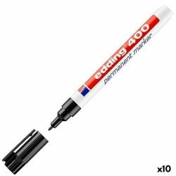 Marcatore permanente Edding 400-01 Nero 1 mm (10 Unità)