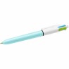 Set di Penne Bic Fun Azzurro Bianco (12 Pezzi)