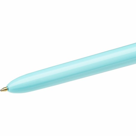 Set di Penne Bic Fun Azzurro Bianco (12 Pezzi)