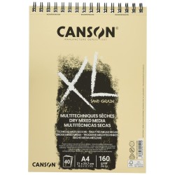 Blocco da disegno Canson XL Sand Naturale A4 5 Unità 40 fogli 160 g/m2