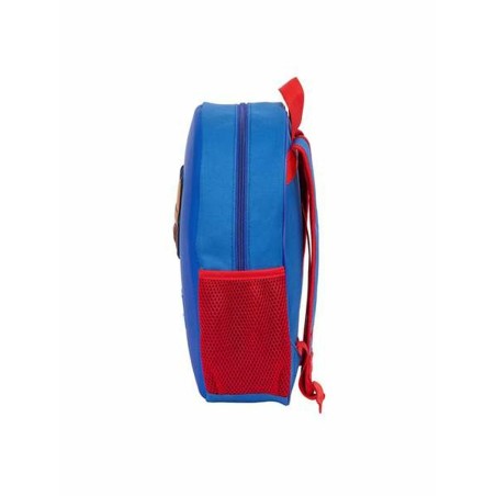 Zaino Scuola F.C. Barcelona Azzurro 27 x 33 x 10 cm 3D