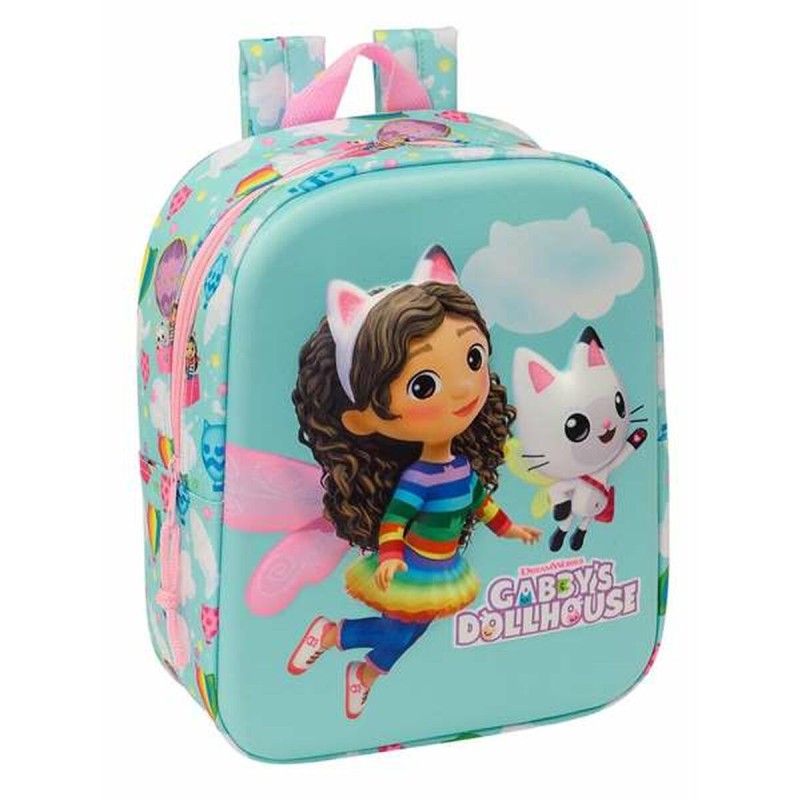 Zaino Scuola Gabby's Dollhouse 22 x 27 x 10 cm 3D