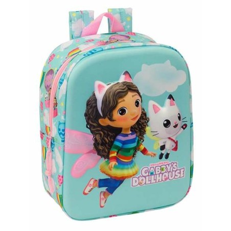 Zaino Scuola Gabby's Dollhouse 22 x 27 x 10 cm 3D