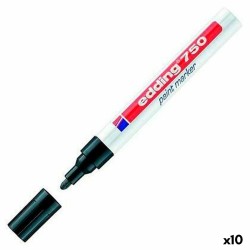 Marcatore permanente Edding 750 Nero (10 Unità)