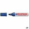 Marcatore permanente Edding 500 Azzurro (10 Unità)
