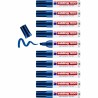 Marcatore permanente Edding 500 Azzurro (10 Unità)