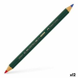 Matita Faber-Castell 873 Color Azzurro Rosso (12 Unità)